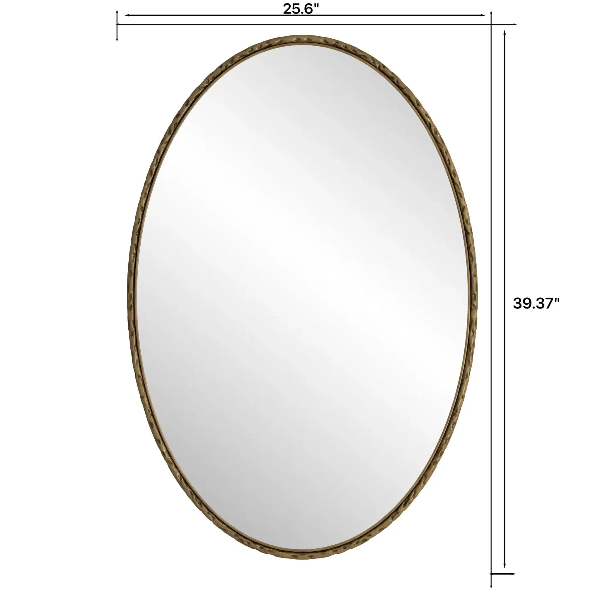 Art Oval Retro Mirror, Wall Hanging by Unique Piece Furniture