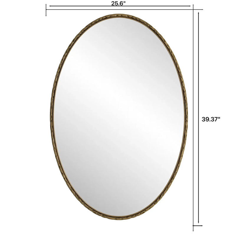 Art Oval Retro Mirror, Wall Hanging by HouseOfZazla