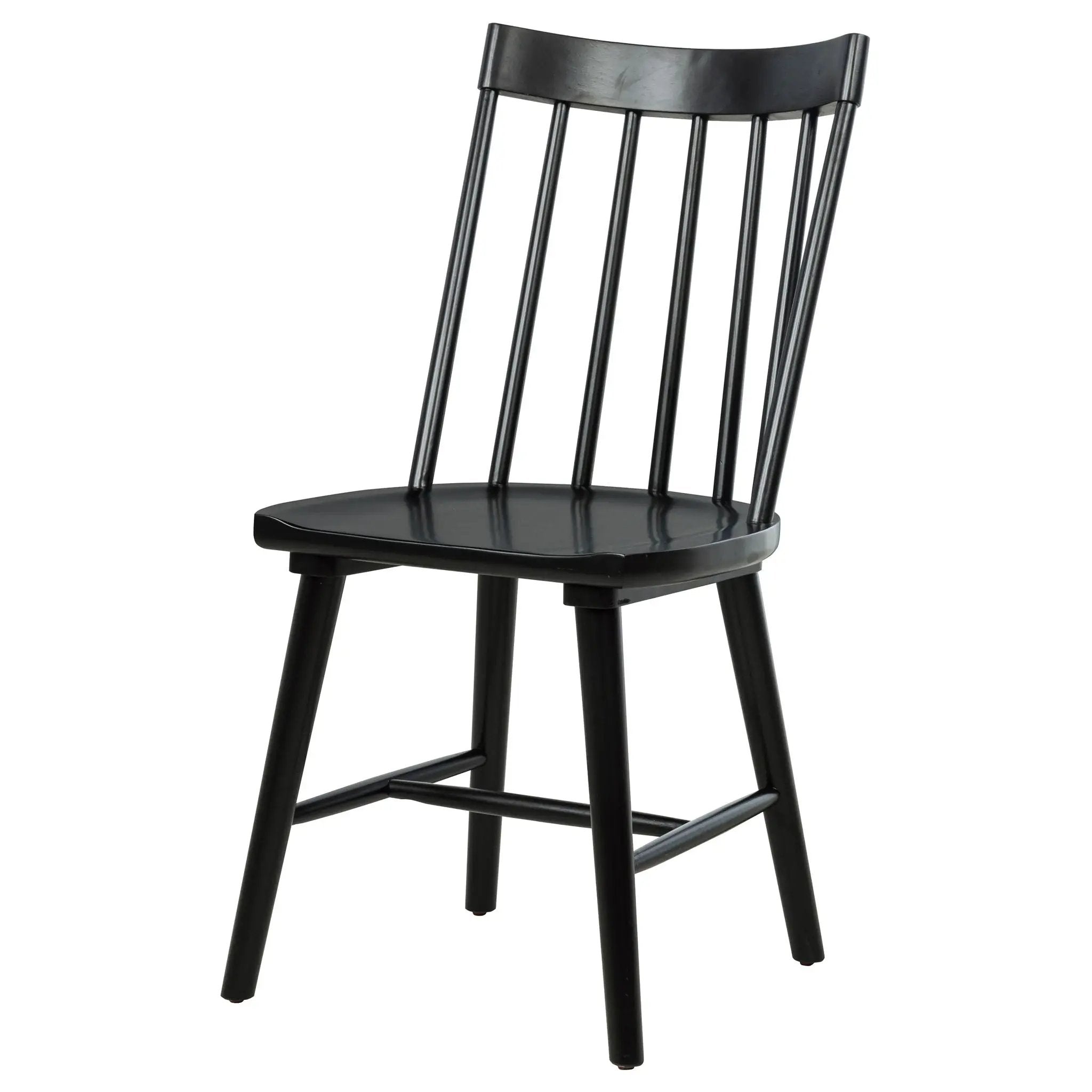 Middleton Solid Wood Dining Side Chair Black (Set of 2) by Unique Piece Furniture