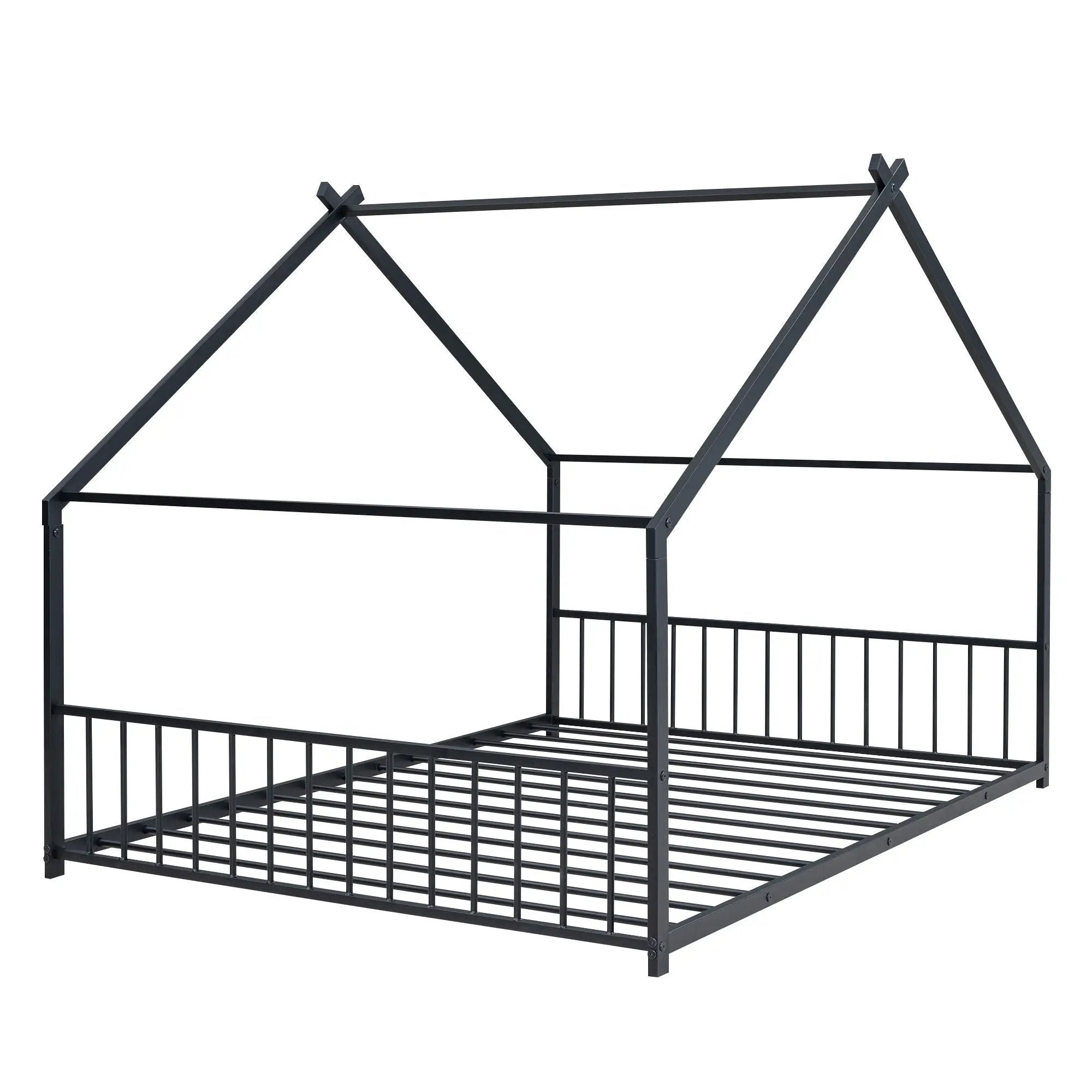 Metal House Bed by Unique Piece Furniture