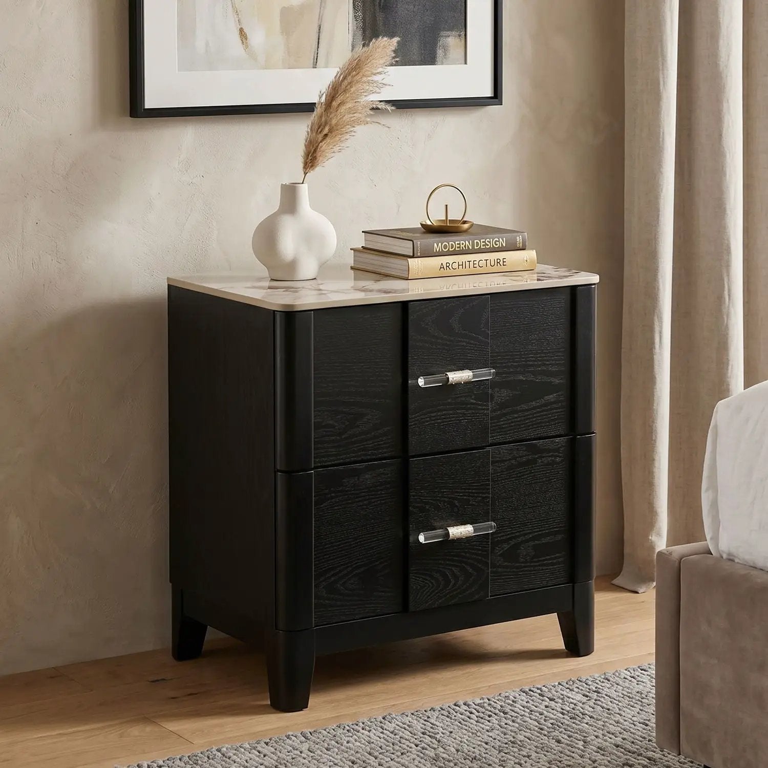 Opel - Nightstand - Black by HouseOfZazla