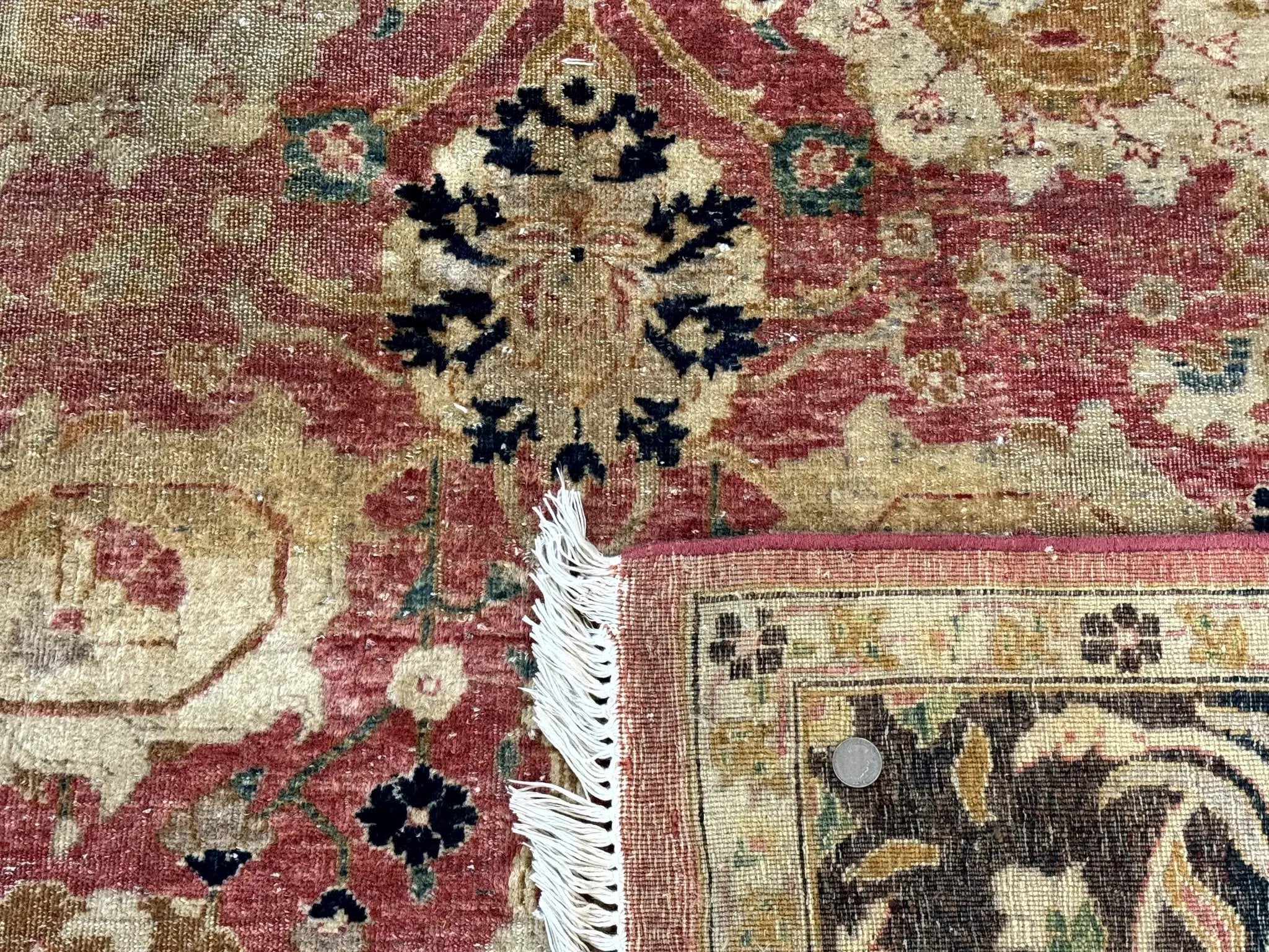 Indian Agra Rug 6x9, Allover Pattern, Traditional Wool Oriental Carpet by Jewel Rugs