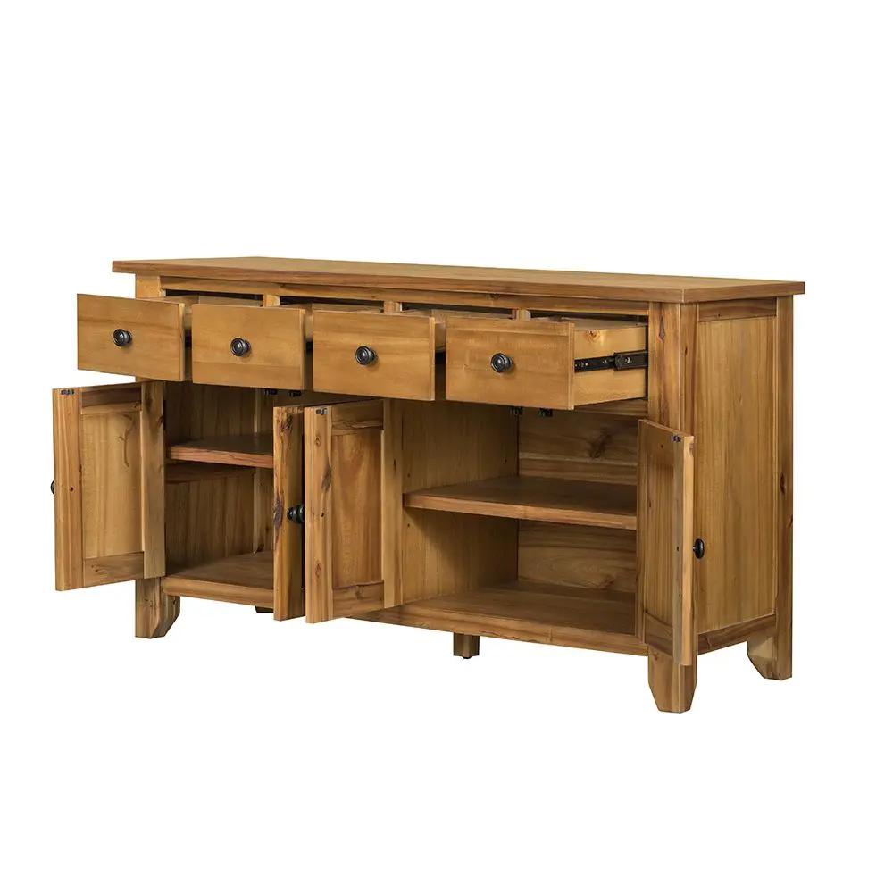 Farmhouse Cabinet Natural Wood by HouseOfZazla