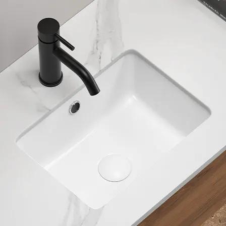16 Inch Rectangle Undermount Bathroom Sink