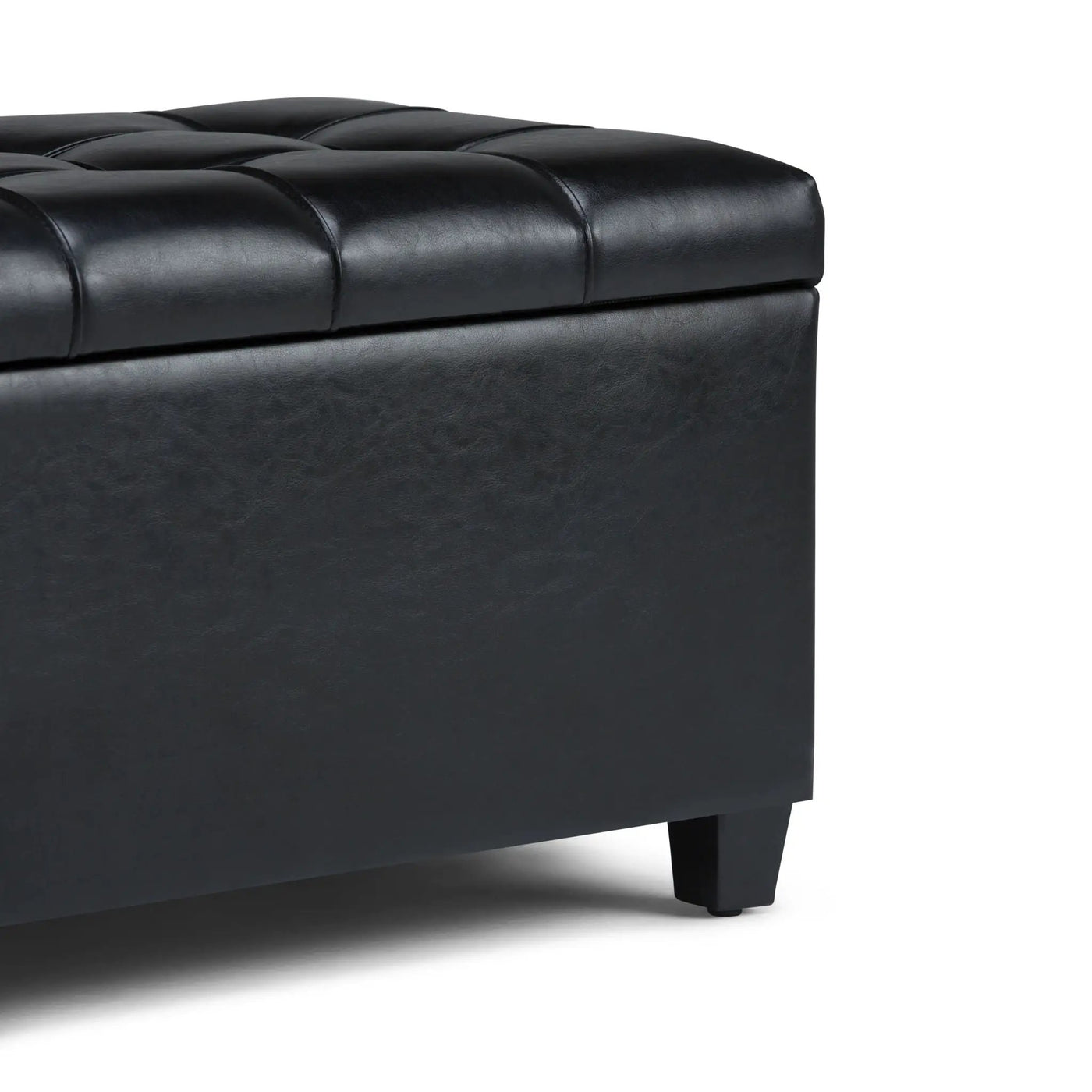 Sienna - Upholstered Storage Ottoman Bench by HouseOfZazla