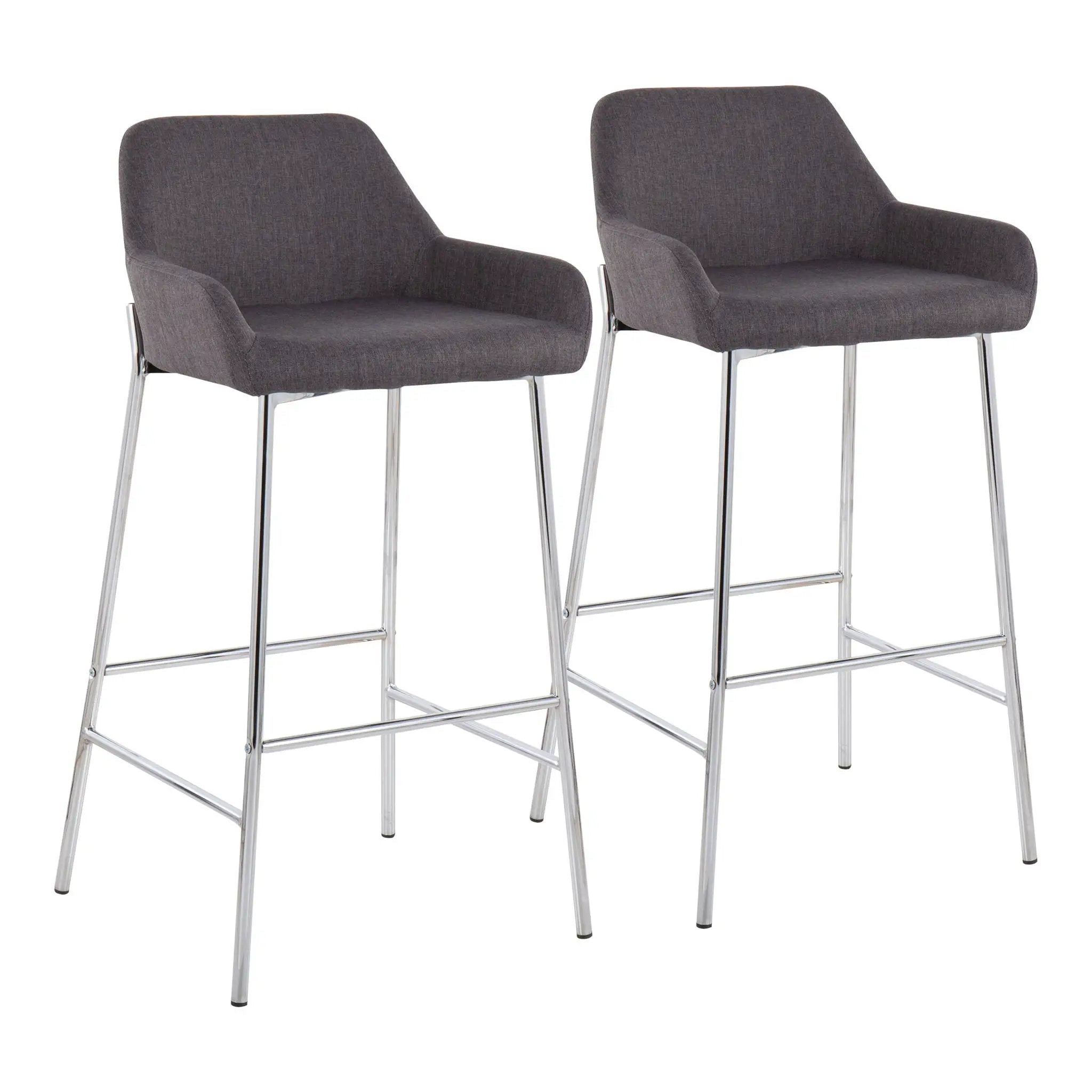 Daniella - Contemporary Fixed Height Bar Stool (Set of 2) by Unique Piece Furniture