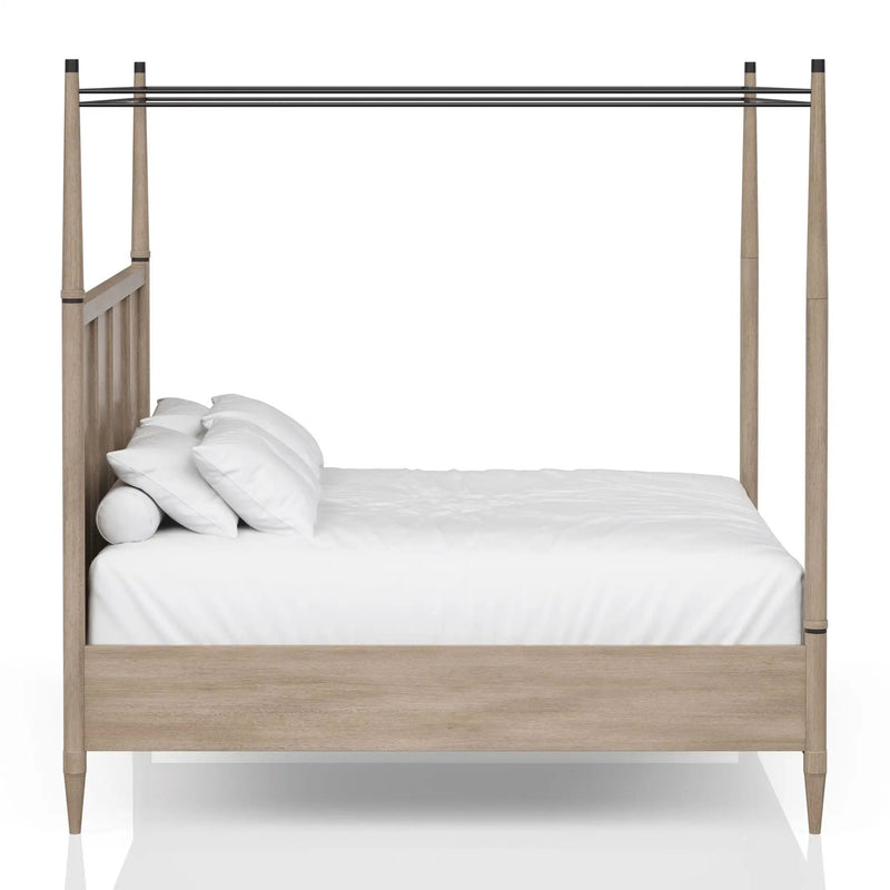 Transitional Styling Canopy Bed by HouseOfZazla