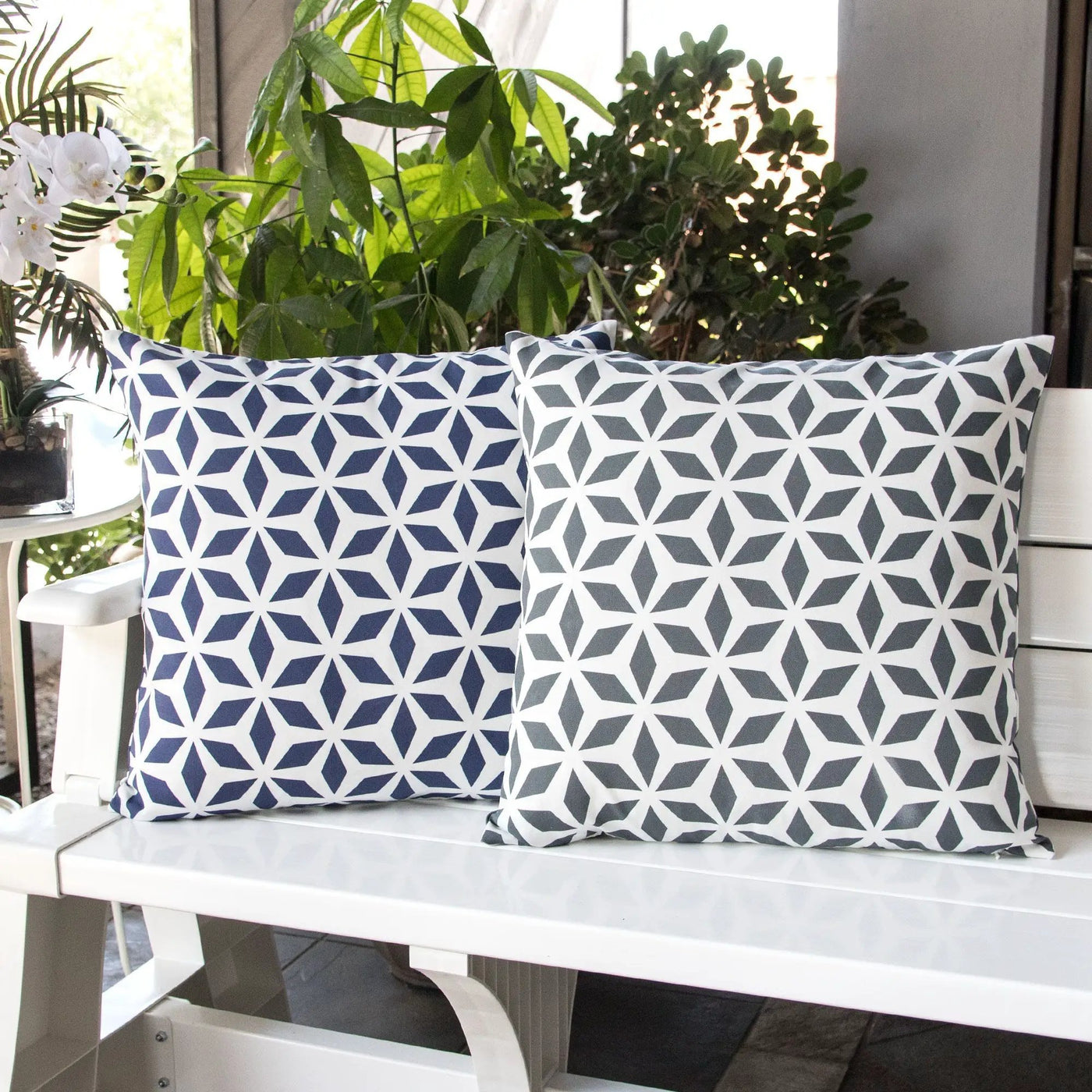 Crystal Burst - Outdoor & Indoor Pillow by HouseOfZazla