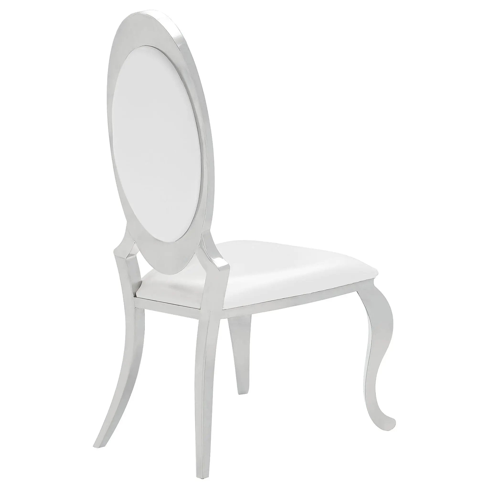 Chester - Upholstered Dining Side Chair (Set of 2) - Creamy White by HouseOfZazla