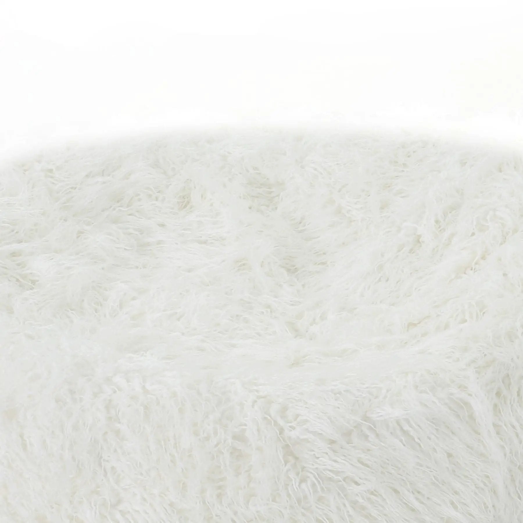 Mahin - Rounded 5 Foot Bean Bag Cozy Modern Design - White by Unique Piece Furniture