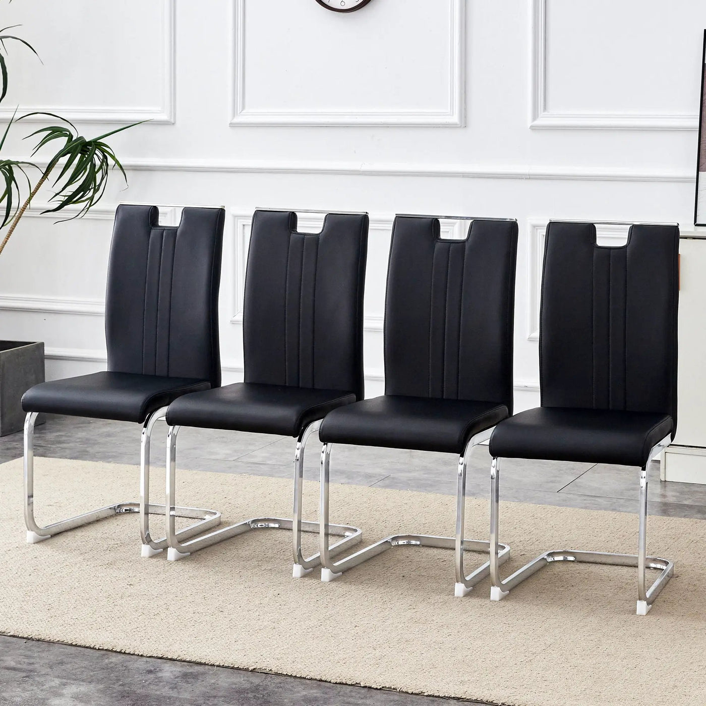 Bow Shaped Chairs, Ergonomic Design, Non Slip Base by HouseOfZazla