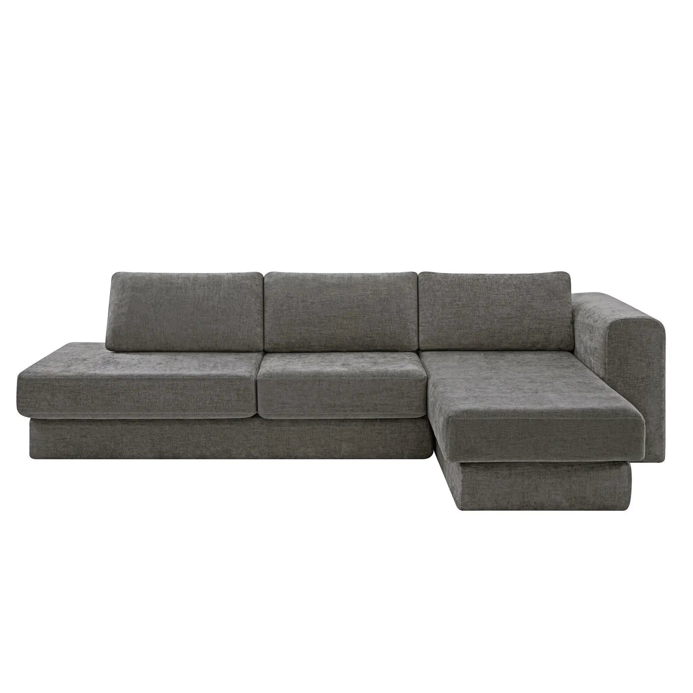 L-Shaped Modular Sofa With Double Layer Cushion by HouseOfZazla