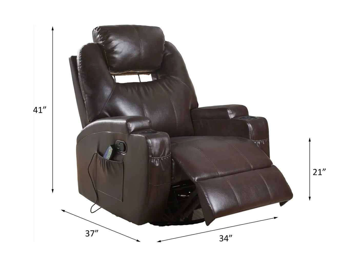 Waterlily - Rocker Recliner w/Swivel (Motion) by Unique Piece Furniture