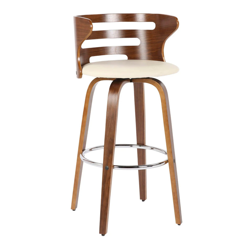 Cosini - Mid Century Modern Fixed Height Barstool With Swivel (Set of 2) by Unique Piece Furniture