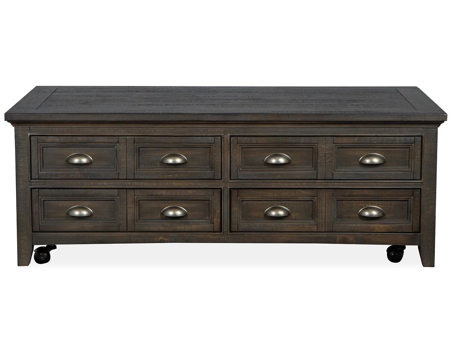 Westley Falls - Lift Top Storage Cocktail Table With Casters - Graphite by Unique Piece Furniture