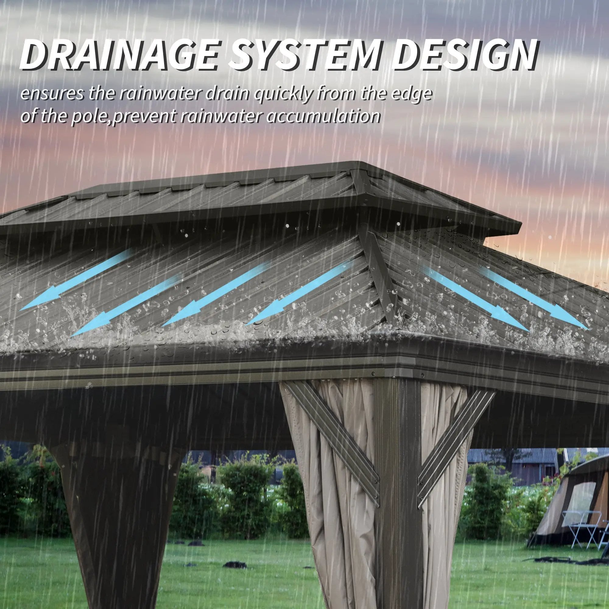 10' X 14' Hardtop Gazebo by HouseOfZazla