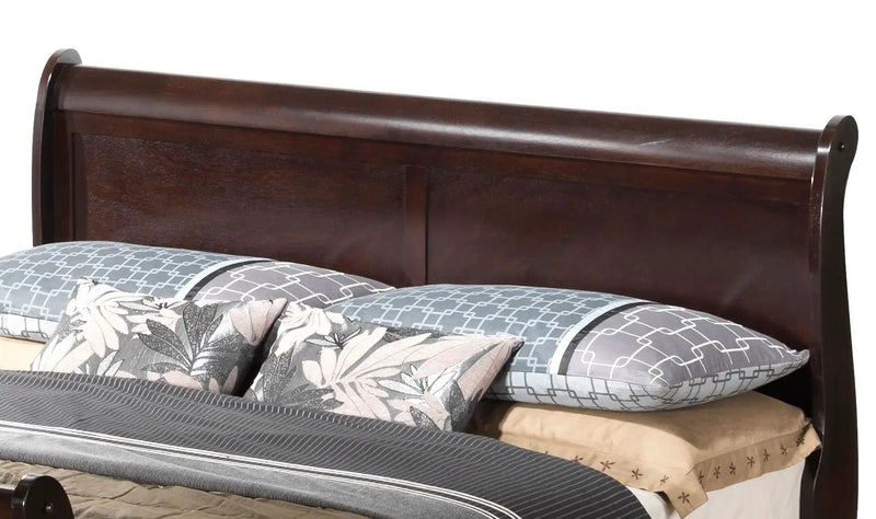 Louis Phillipe - Panel Sleigh Bed by Unique Piece Furniture