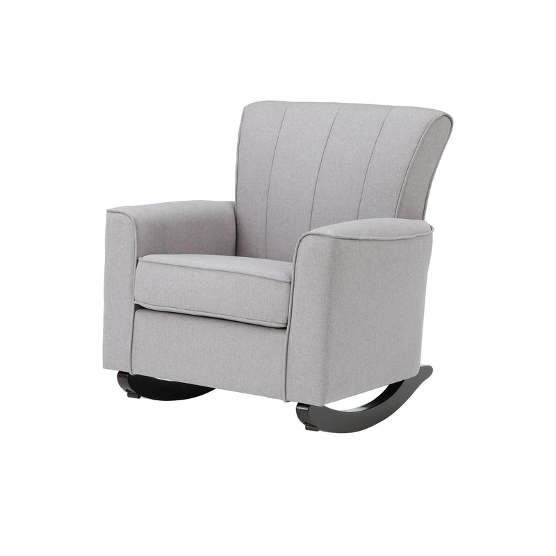 Denzell - Rocking Chair - Light Gray by HouseOfZazla