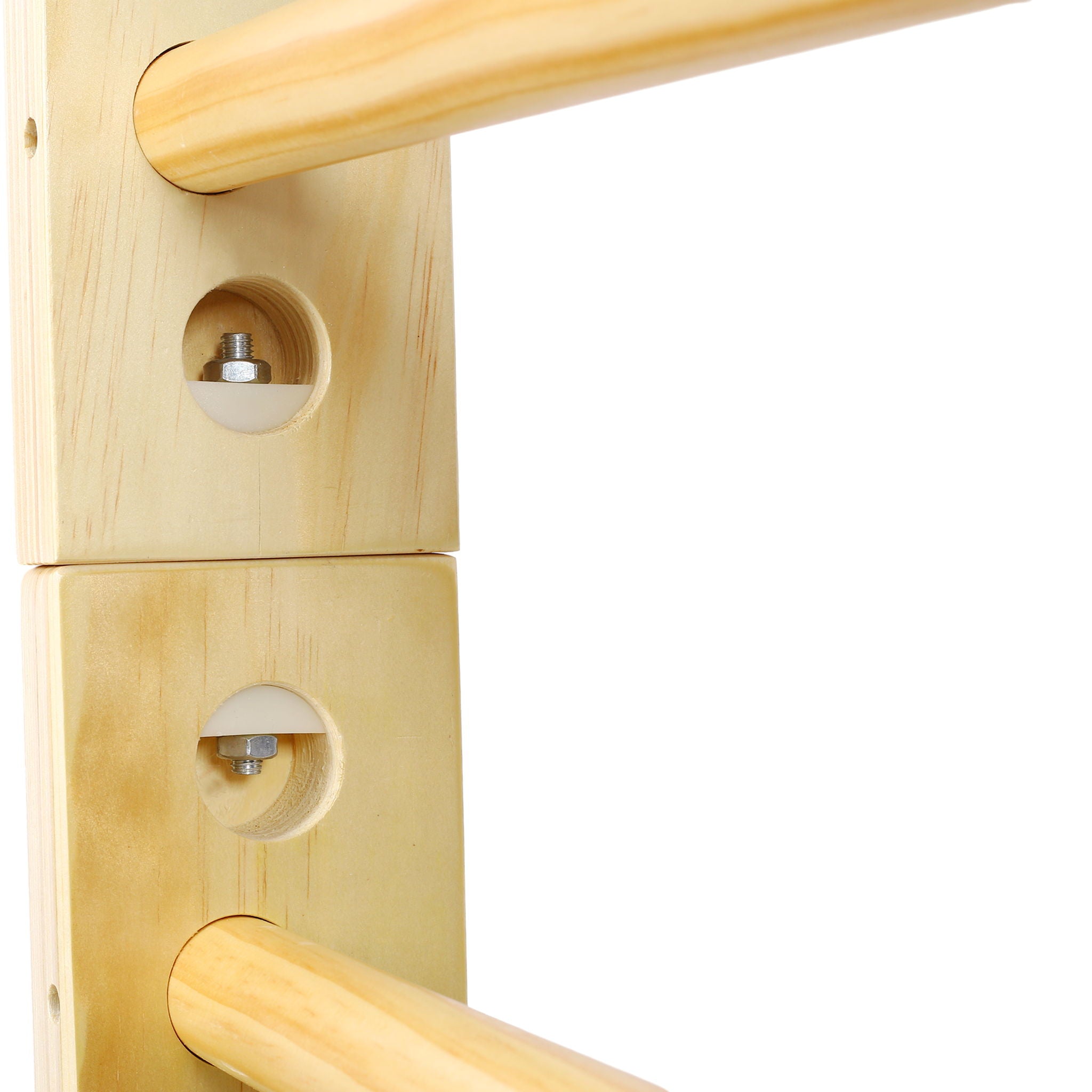 Swedish Ladder, Stall Bars Set For Physical Therapy & Gymnastics - Natural by HouseOfZazla