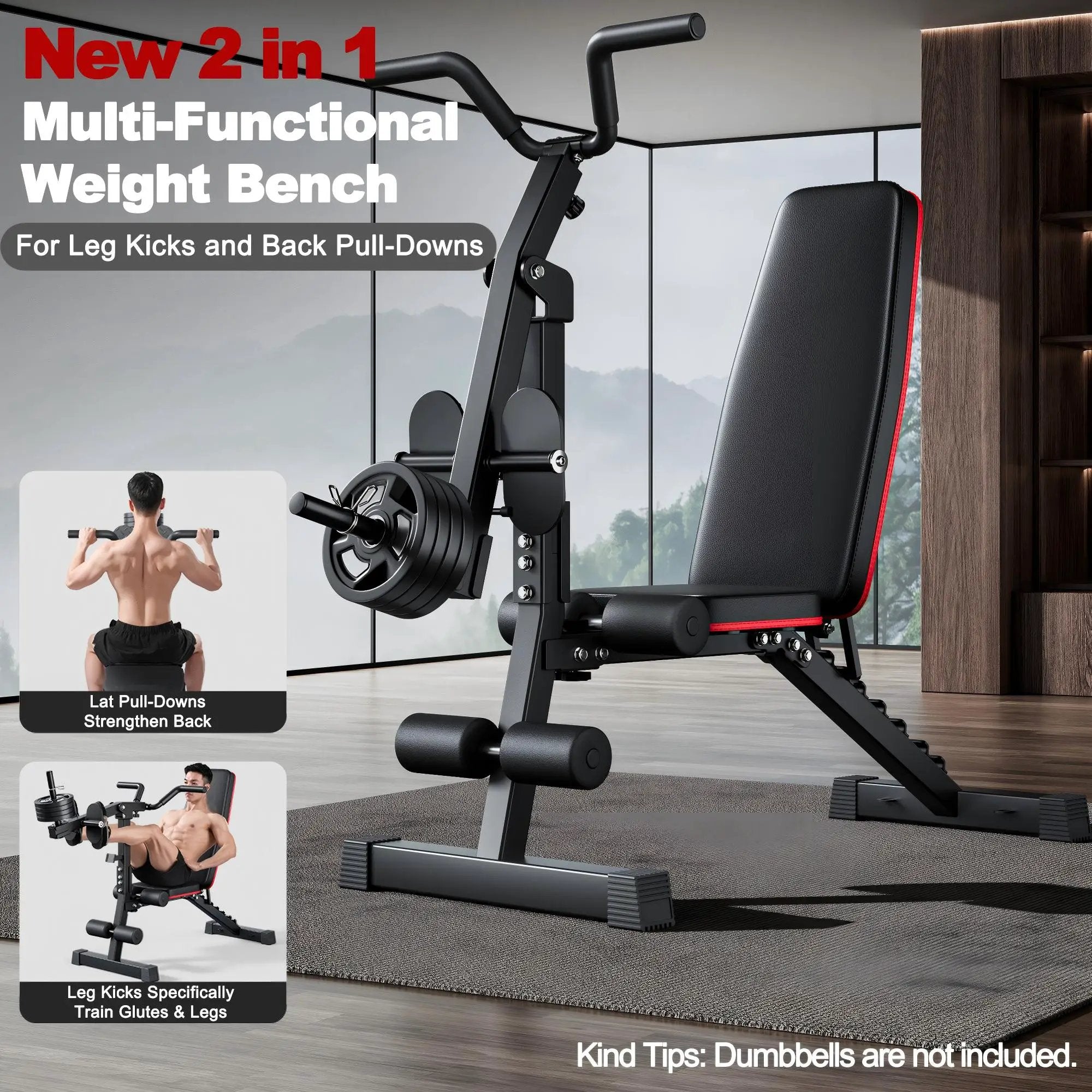 Multi-Functional Adjustable Weight Bench by HouseOfZazla