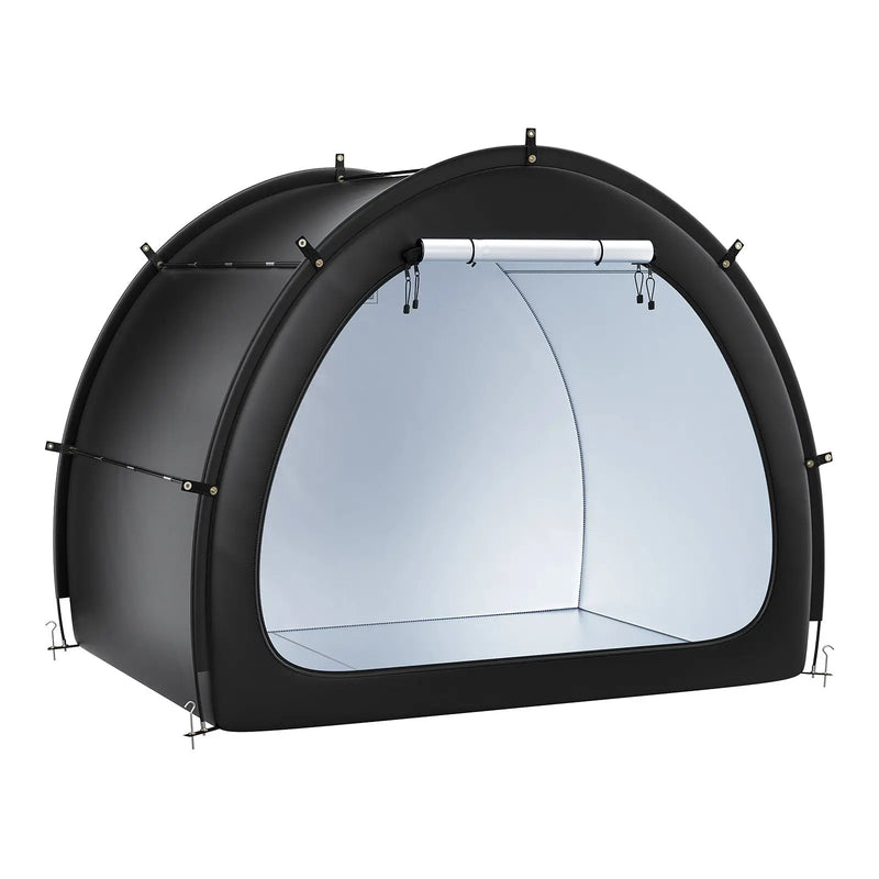 Outdoor Bike Storage Tent Fan-Shaped Waterproof Bike Tent for 4 to 5 Bikes by HouseOfZazla