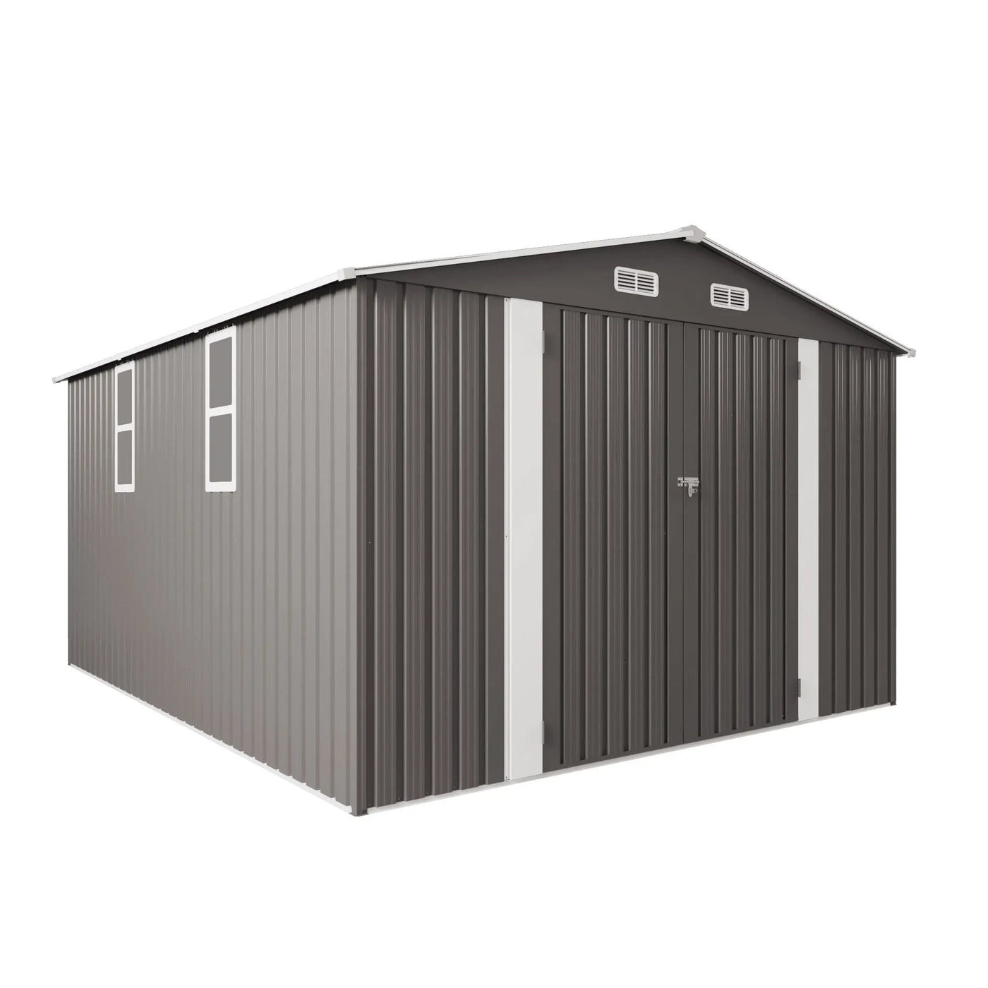 Outdoor Storage Shed With Lockable Doors by HouseOfZazla