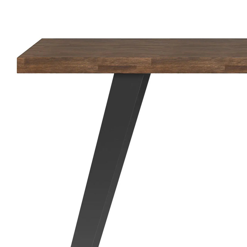 Lowry - Flat Top Desk - Rustic Natural Aged Brown by Unique Piece Furniture
