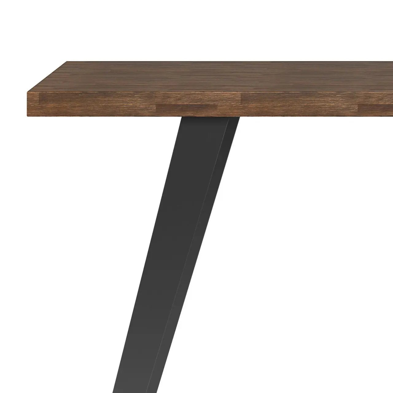 Lowry - Flat Top Desk - Rustic Natural Aged Brown by HouseOfZazla