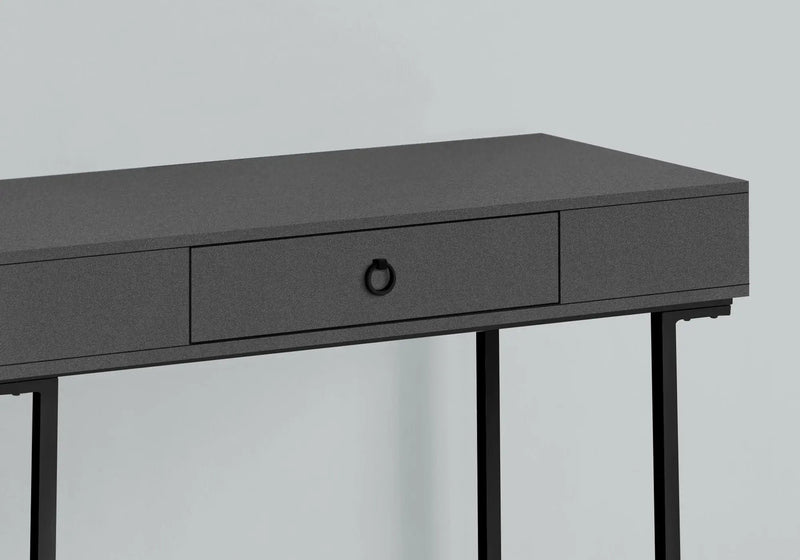 Computer Desk For Home Office, Glossy, Storage Drawer by HouseOfZazla
