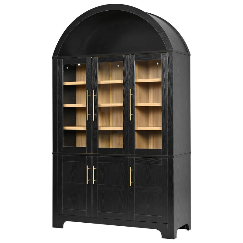 K&K 73" Tall Arched Kitchen Pantry by HouseOfZazla
