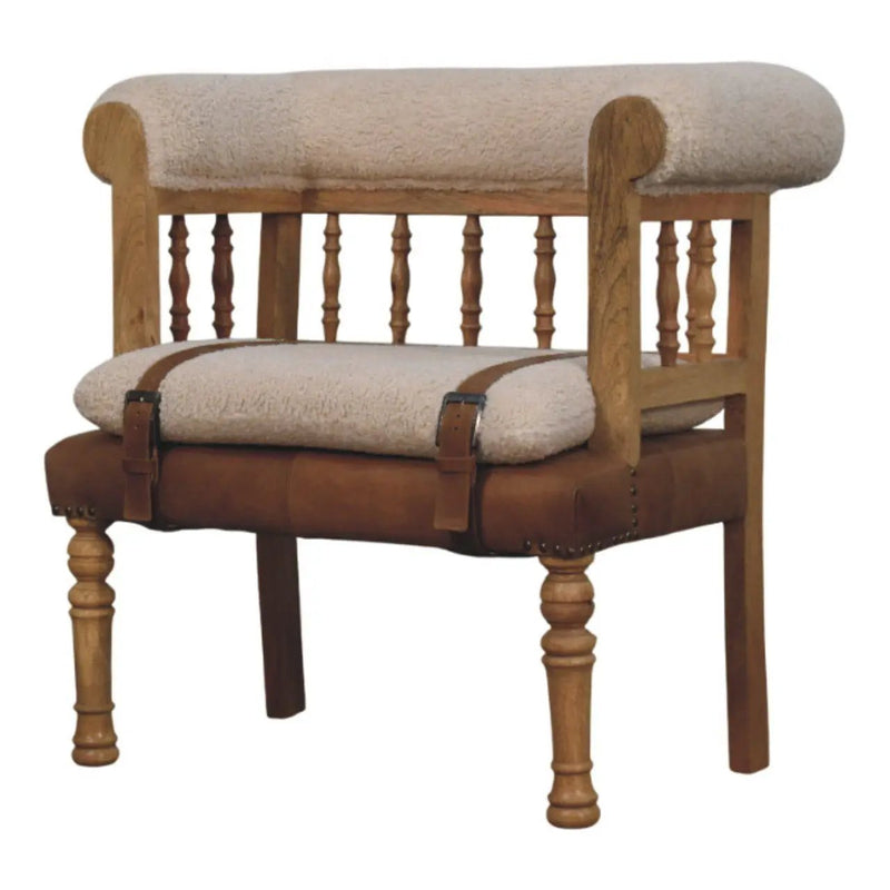 Strapped Hallway Bench by HouseOfZazla