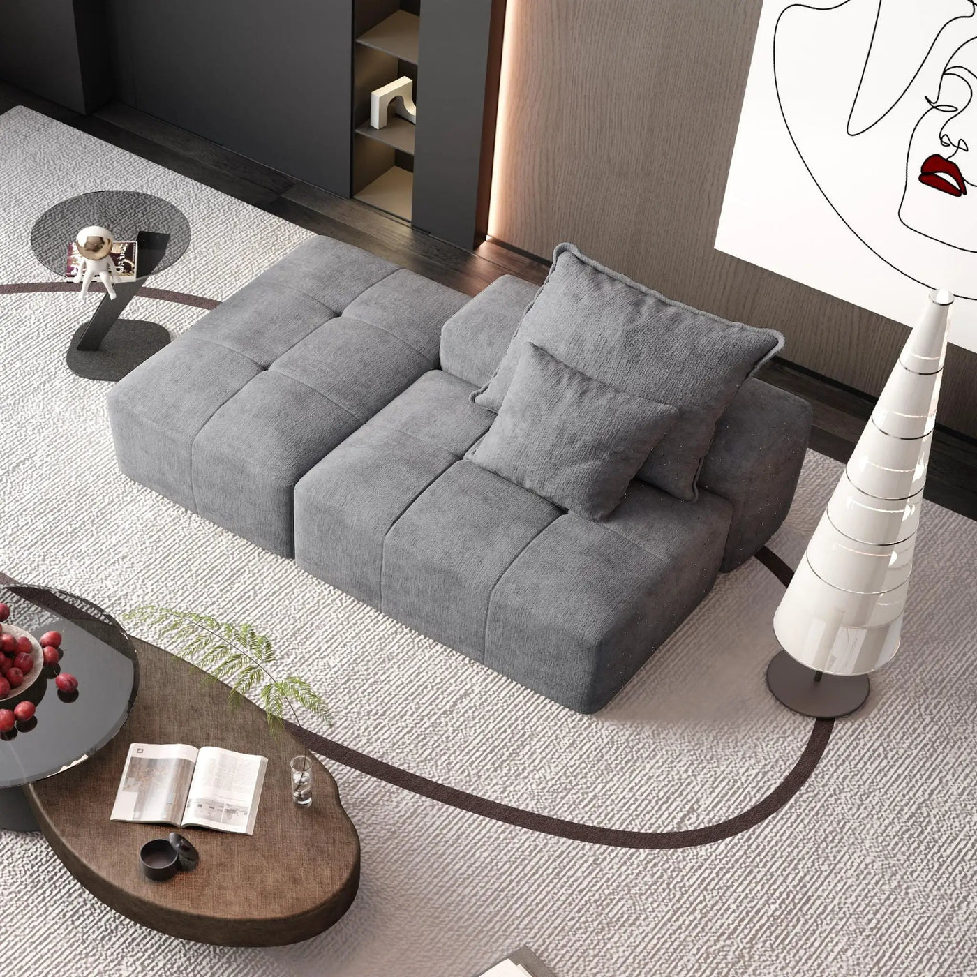 Modern Oversized Modular Sectional Sofa by HouseOfZazla