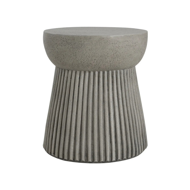 Outdoor Lightweight Concrete Side Table by HouseOfZazla