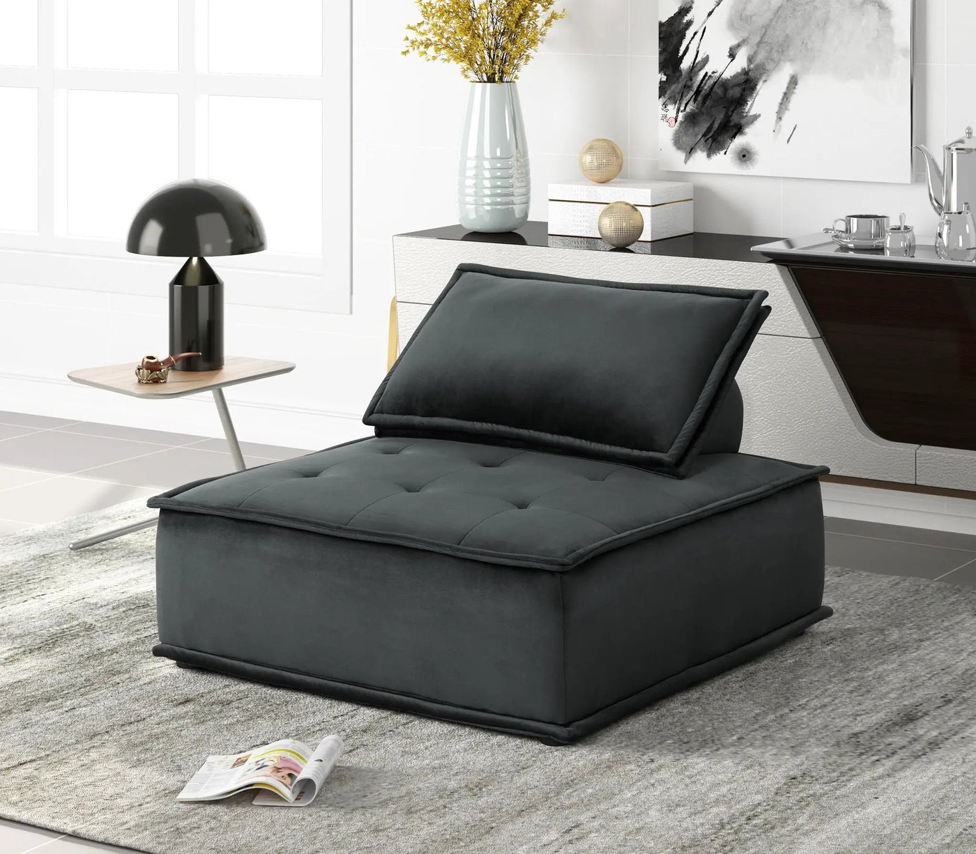 Anna - Armless Lounge Chair by HouseOfZazla