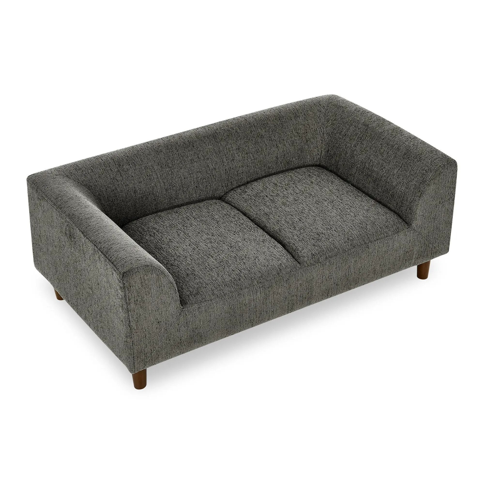 Modern Rectangular Pet Sofa With Backrest And Armrests For Small And Medium Dogs, Soft Cushion by HouseOfZazla