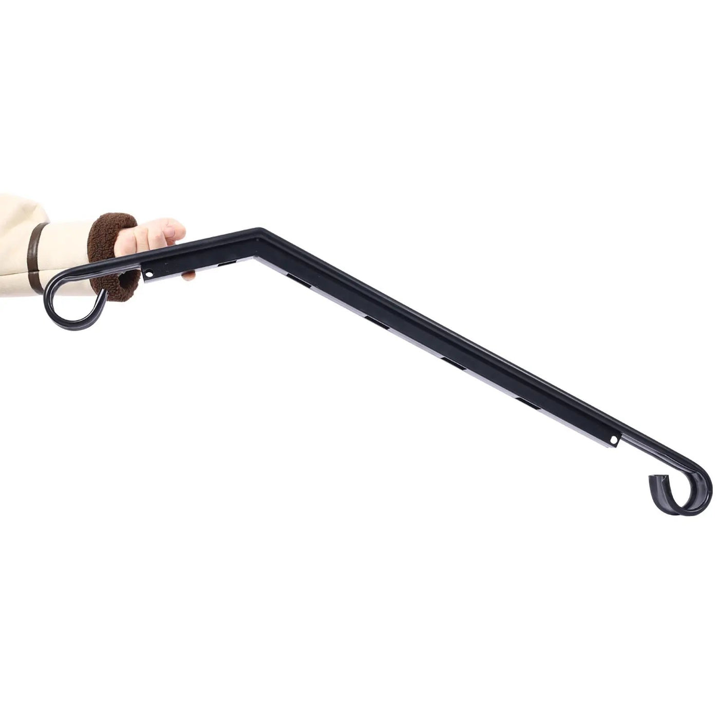 Handrails For Outdoor Steps, Fit 2 Or 3 Steps Outdoor Stair Railing, Wrought Iron Handrail, Flexible Porch Railing, Transitional Handrails For Concrete Steps Or Wooden Stairs by HouseOfZazla