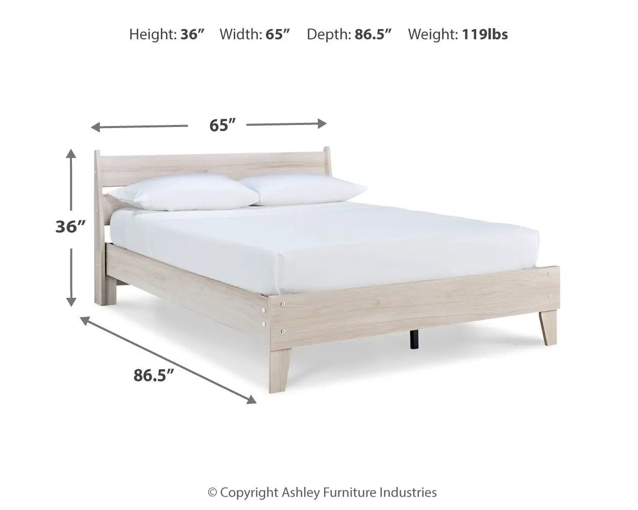 Socalle - Panel Platform Bed by Unique Piece Furniture