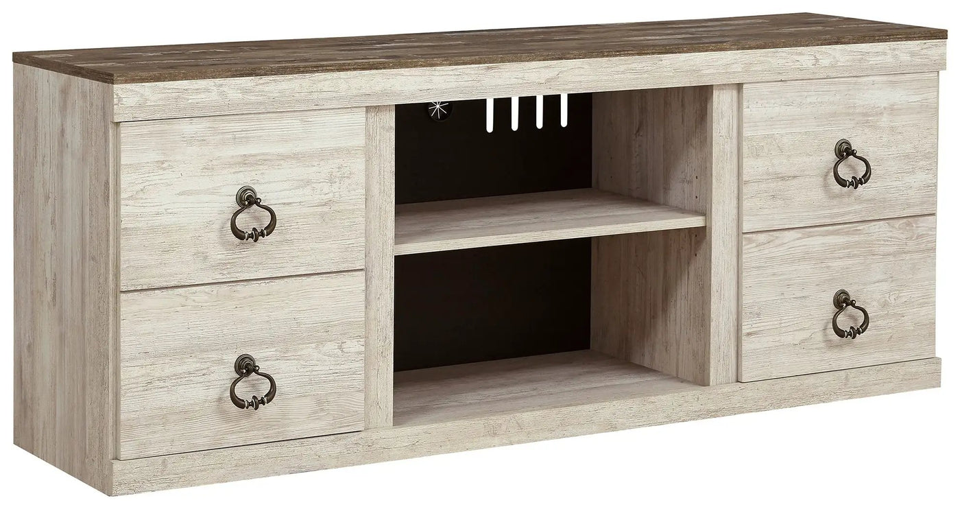 Willowton - TV Stand With Fireplace Option by Unique Piece Furniture