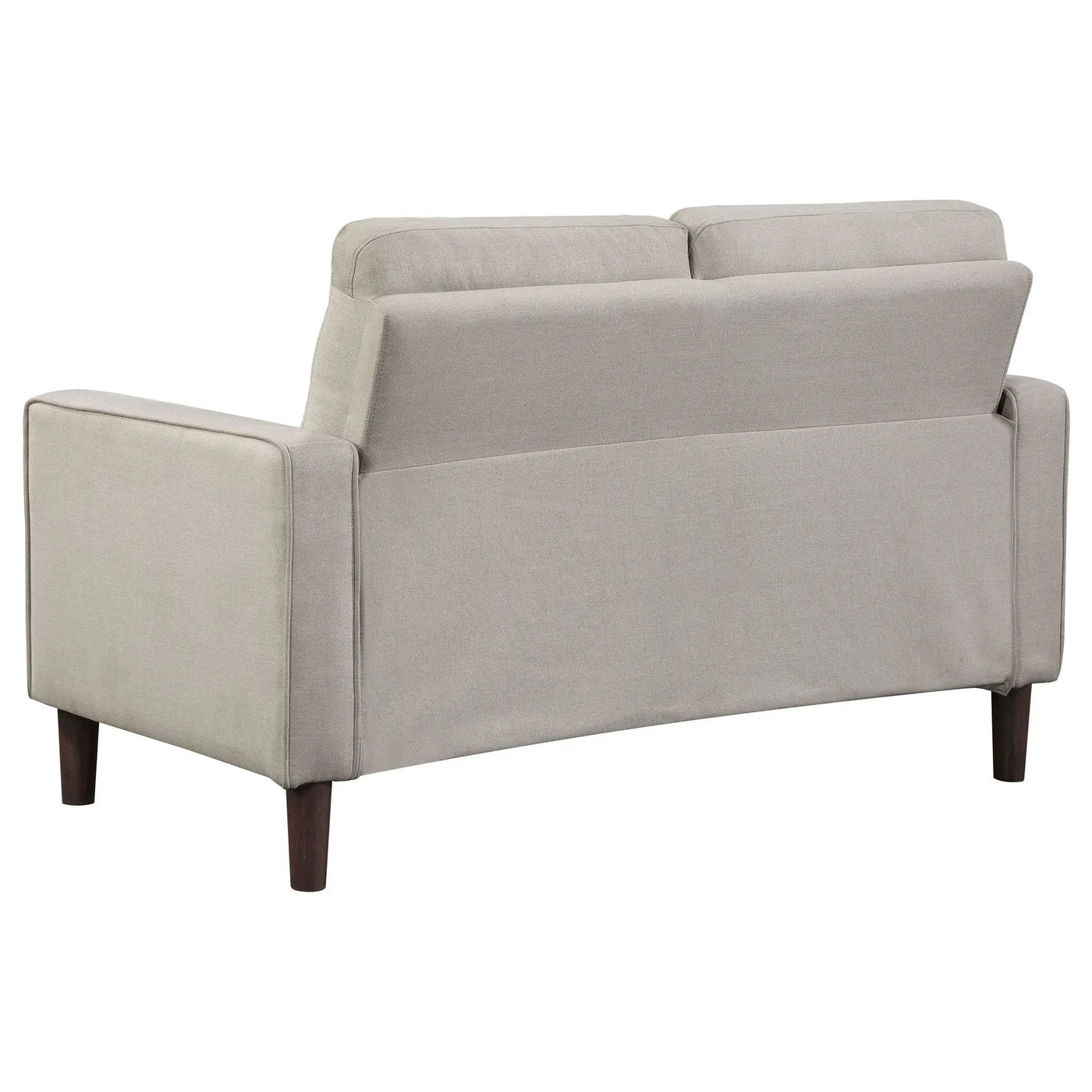 Harvey - Tufted Loveseat With Track Arm Design by HouseOfZazla
