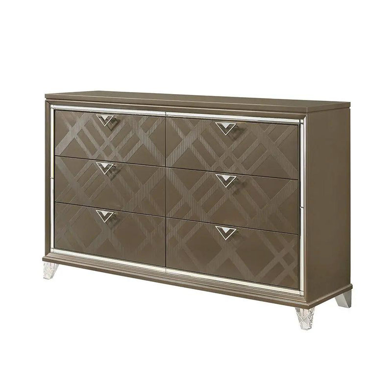 Skylar - Dresser - Champagne by HouseOfZazla