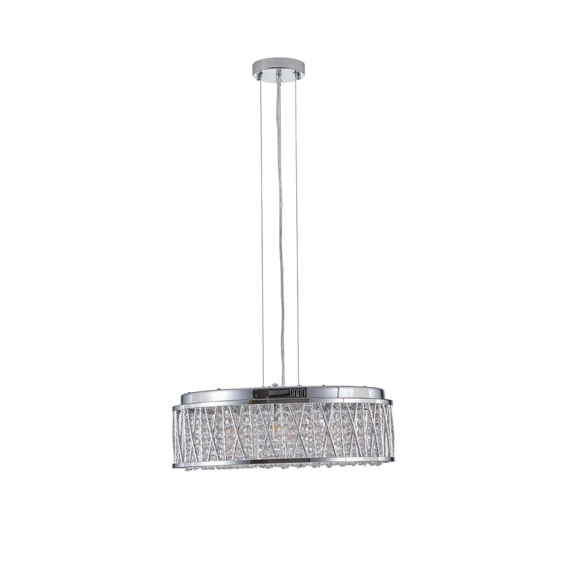 Modern Crystal Chandelier - 19 Inches by HouseOfZazla