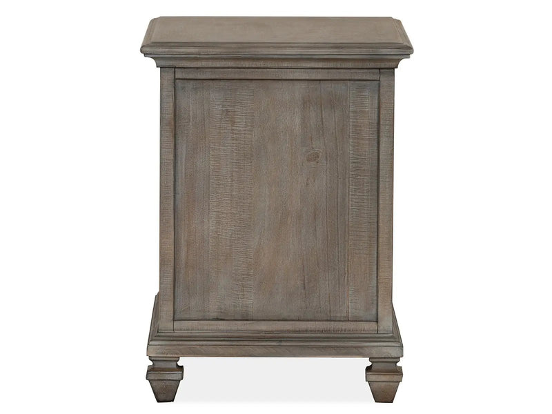 Lancaster - Chairside End Table - Dove Tail Gray by Unique Piece Furniture