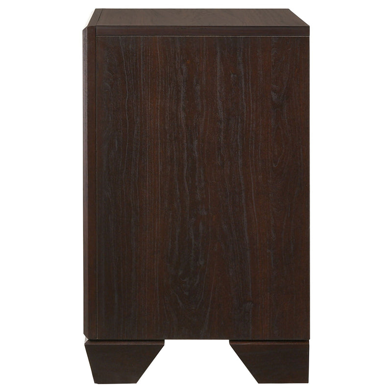 Copper - 2 Drawer Rectangular Nightstand by HouseOfZazla