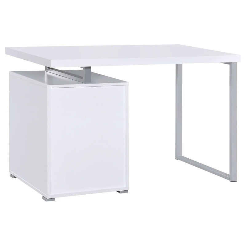 Brennan 47-inch 3-drawer Office Computer Desk White by Unique Piece Furniture