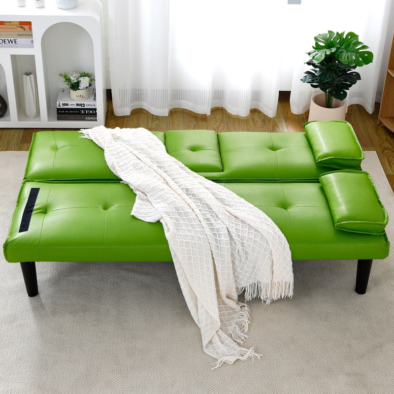 Sofa Bed With Foldable Design And Cup Holder by HouseOfZazla