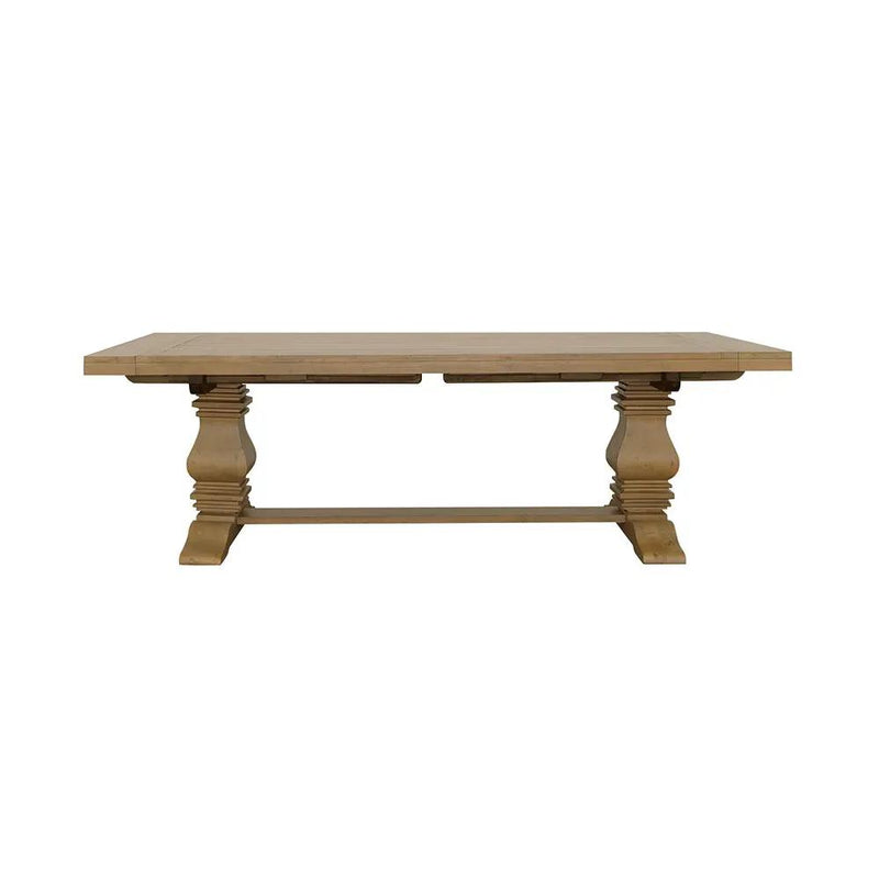 Florence 126-inch Extension Dining Table Rustic Honey by Unique Piece Furniture