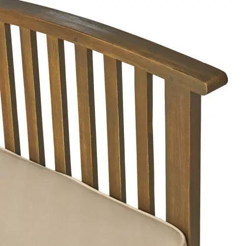 Patio Set Outdoor Acacia Wood Furniture Sets - Modern Club Chair Conversation Sets with Patio Dining Table by HouseOfZazla