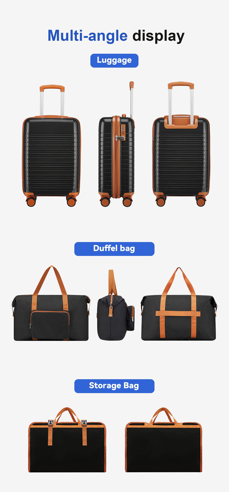5-Piece Hardside Luggage Set by HouseOfZazla