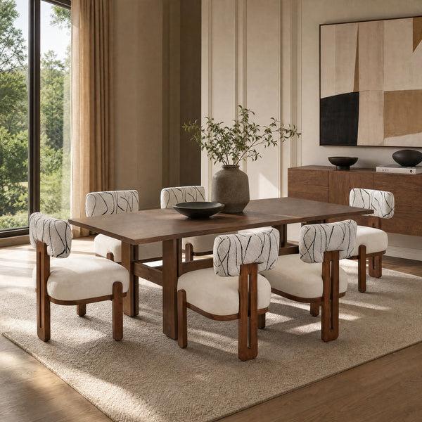 7-Piece Dining Table Set for 6