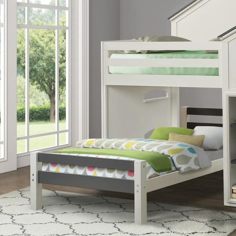 Ratana - Twin Bed - Gray & White by Unique Piece Furniture